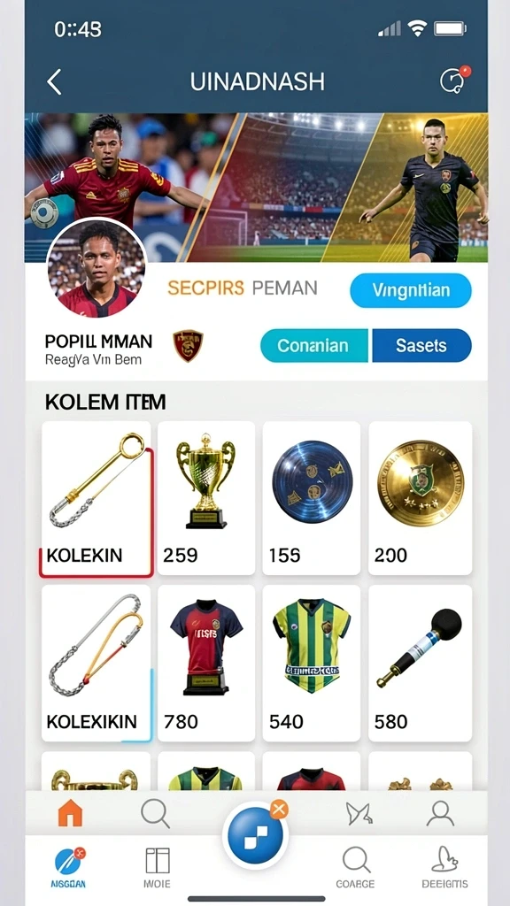 Melihat karakter unik yang dapat dipilih pemain.