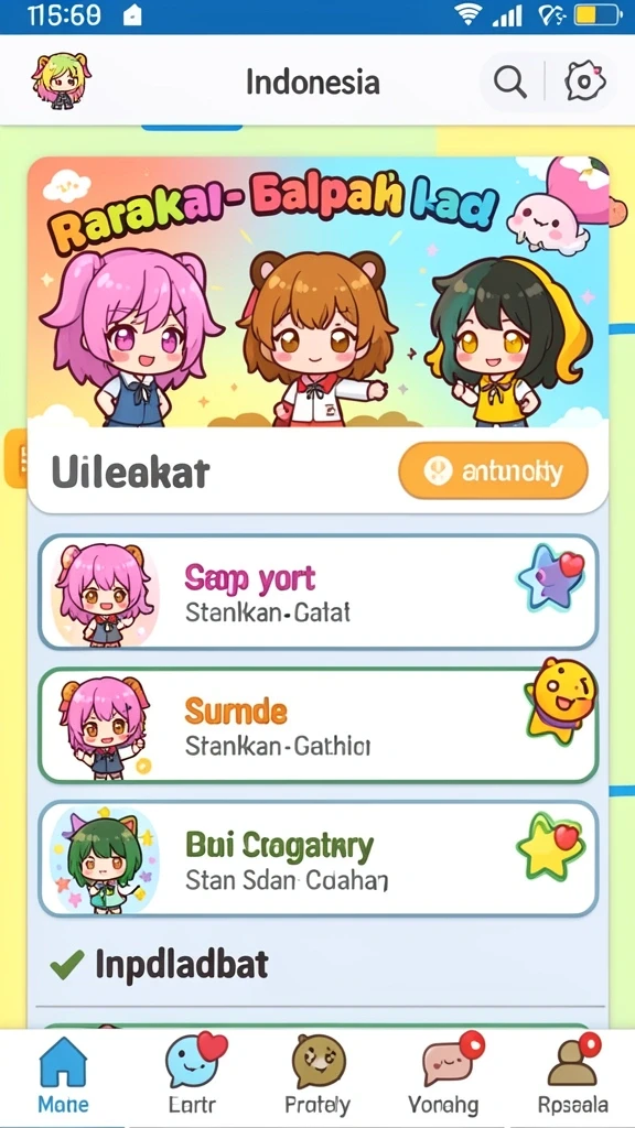 Screenshot menampilkan suasana gameplay yang seru.