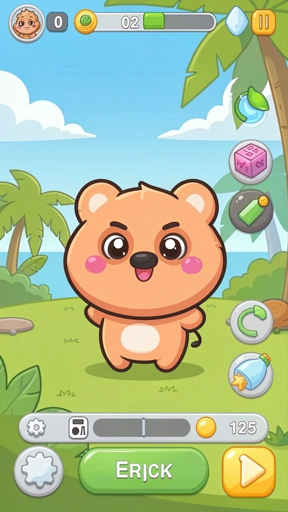 Tampilan awal game ASIA100 yang menarik.