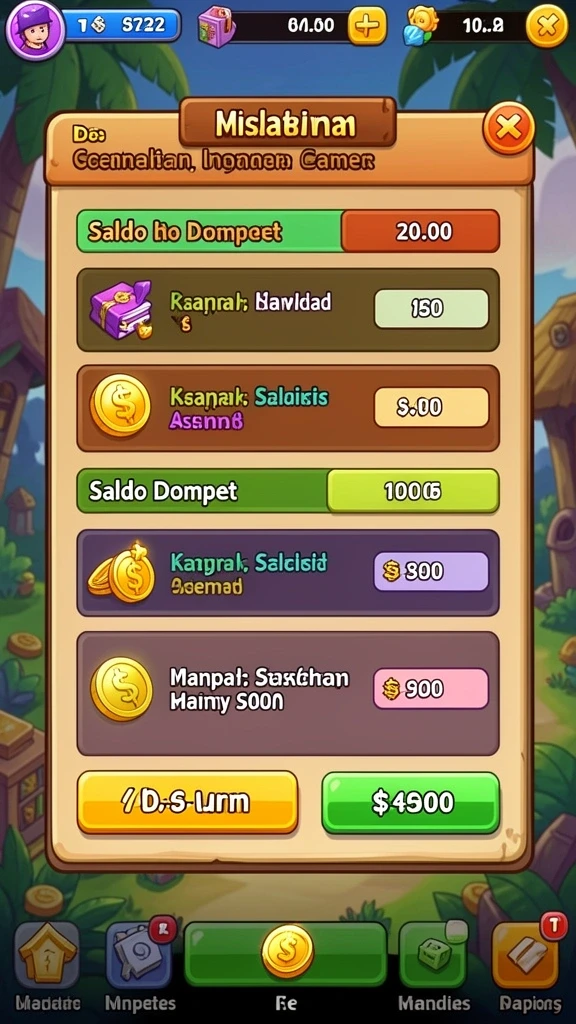 Tantangan level yang beragam dan menarik.