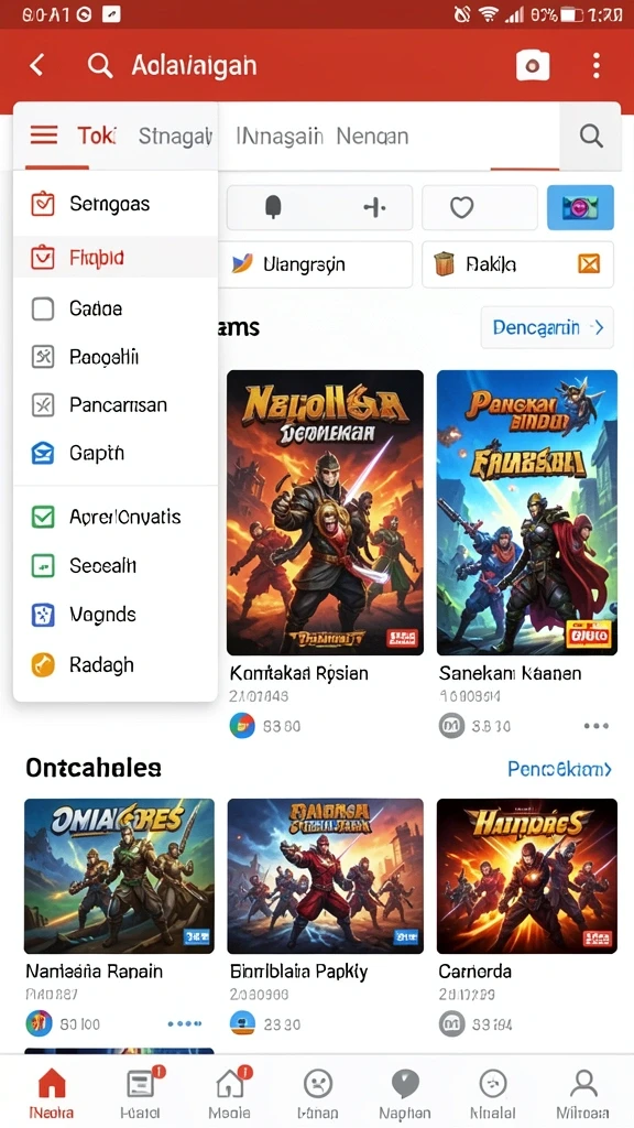 Tampilan antarmuka yang menarik dan mudah digunakan.