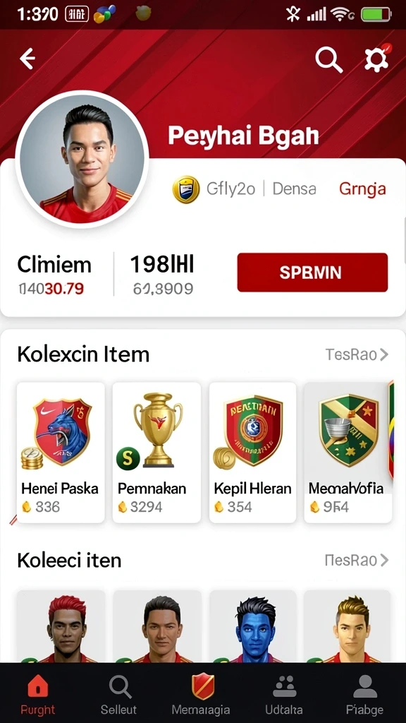 Tampilan antarmuka yang menarik di DENTOTO.