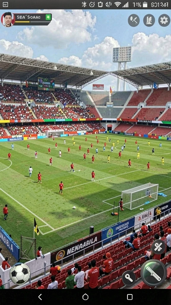 Tampilan antarmuka aplikasi yang menarik dan ramah pengguna.