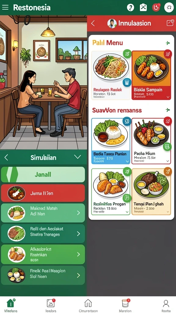 Keseruan pertarungan melawan monster besar.