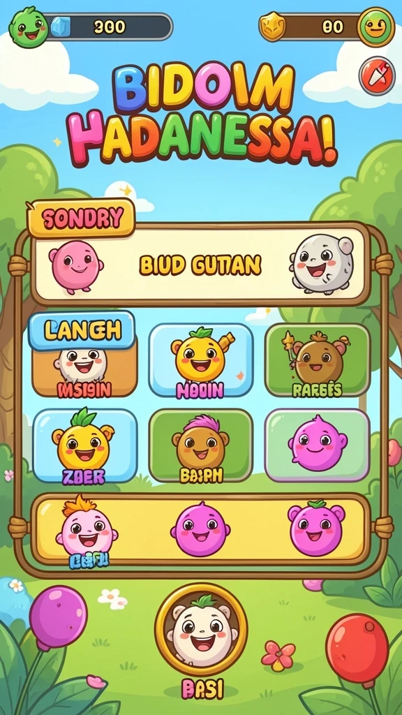 Level yang semakin sulit dan menantang.