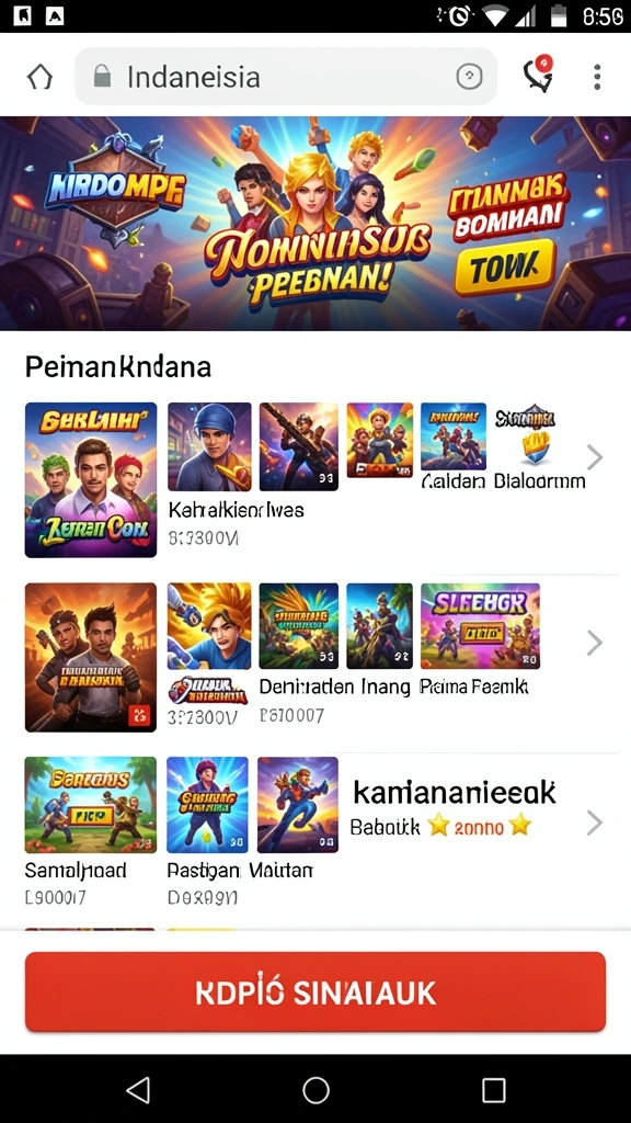 Tangkapan layar memperlihatkan opsi penyesuaian karakter yang beragam.