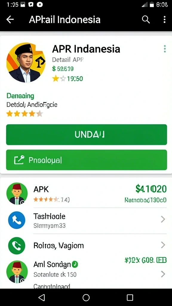 Tampilan antarmuka yang user-friendly.