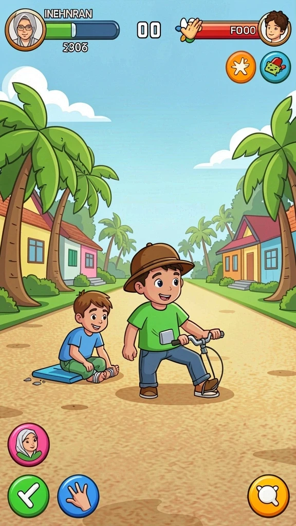 Menghadapi tantangan seru dalam gameplay K3K3.