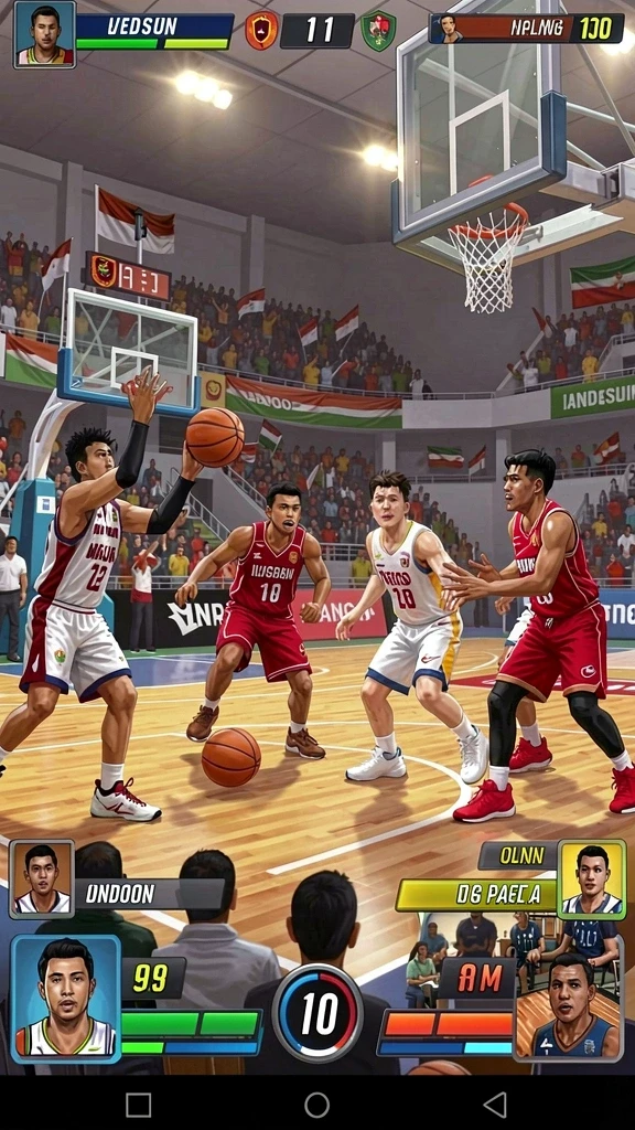 Tampilan gameplay yang memukau dan interaktif.
