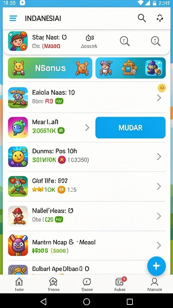 Karakter yang beragam dan unik untuk dipilih.