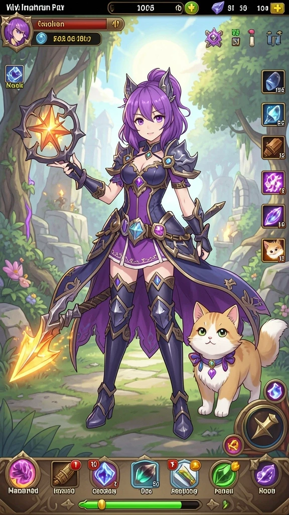 Screenshot menampilkan antarmuka level yang menantang.