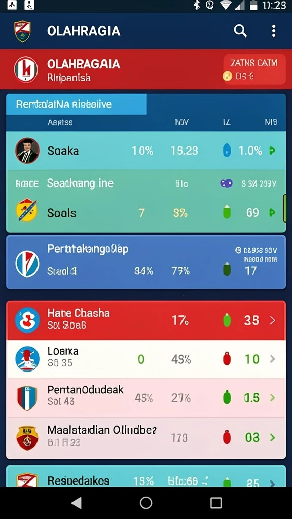 Tampilan menu utama yang menarik dan interaktif.