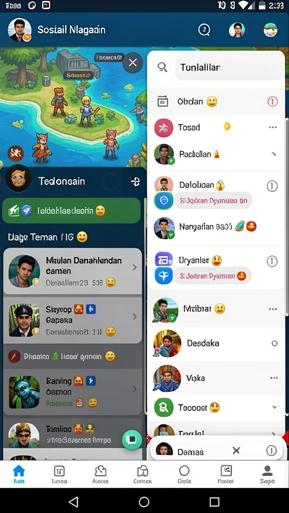 Tampilan antarmuka yang menarik dan mudah digunakan.