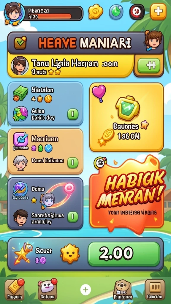 Mode permainan yang beragam dan menantang.
