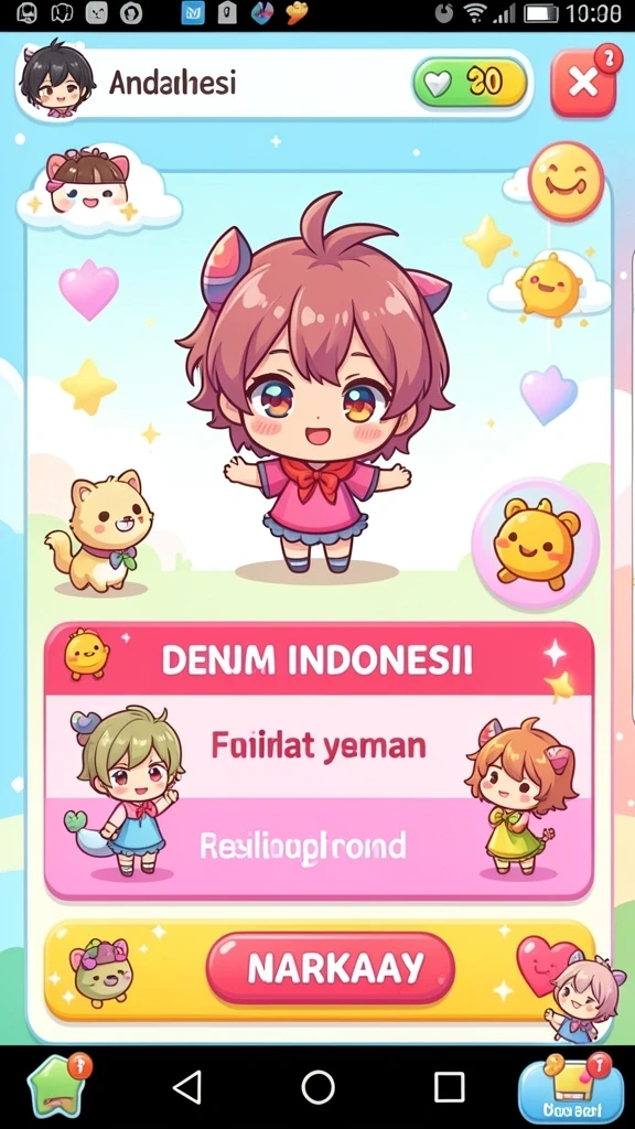 Level baru yang menantang dan penuh petualangan.