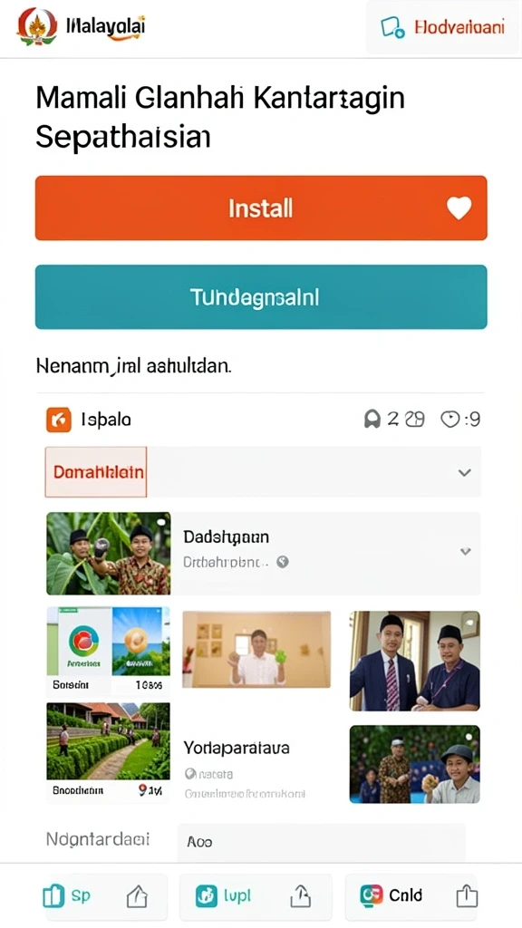 Tampilan antarmuka yang menarik dan mudah dinavigasi.