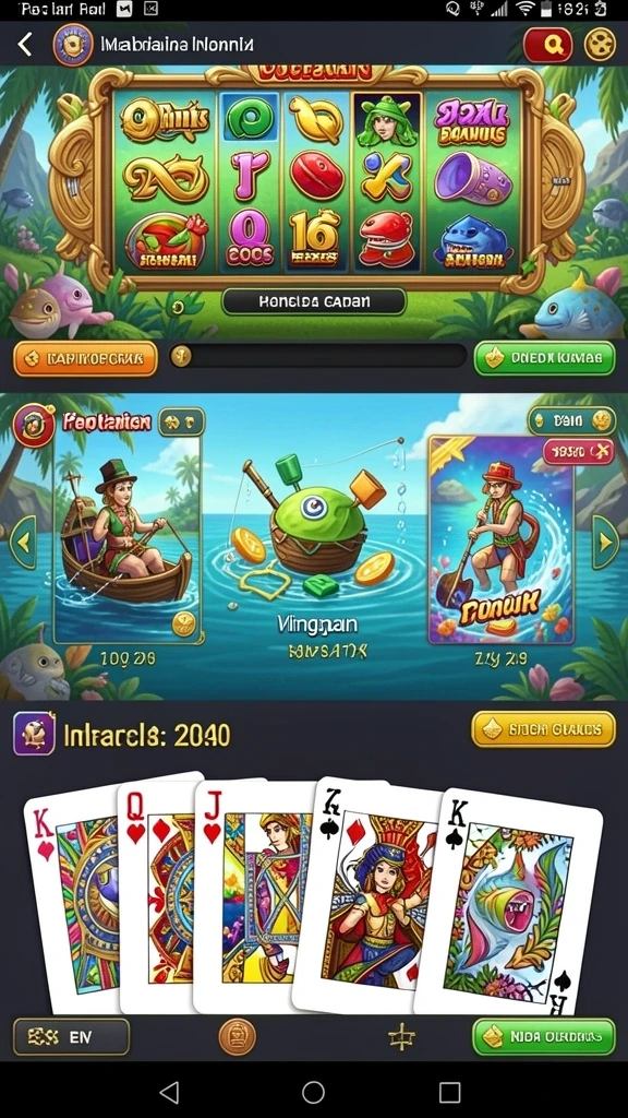 Screenshot yang menunjukkan berbagai bonus yang tersedia.