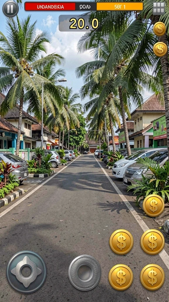 Tangkapan layar fitur item power-up yang menarik.