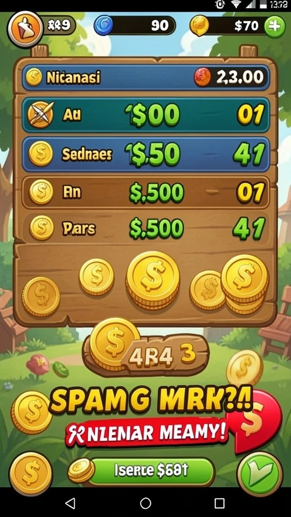 Screenshot menampilkan tantangan menarik di level baru.